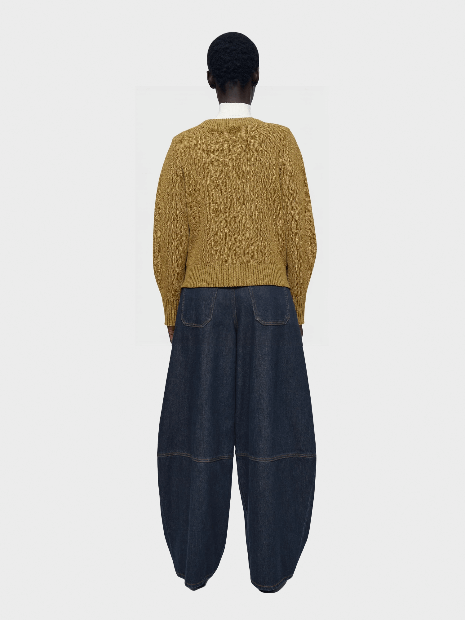 Mustard Yellow Knit Cardigan